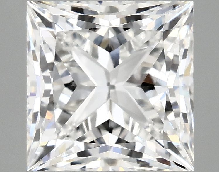 4.19 ct. princess Lab Grown Diamond front image