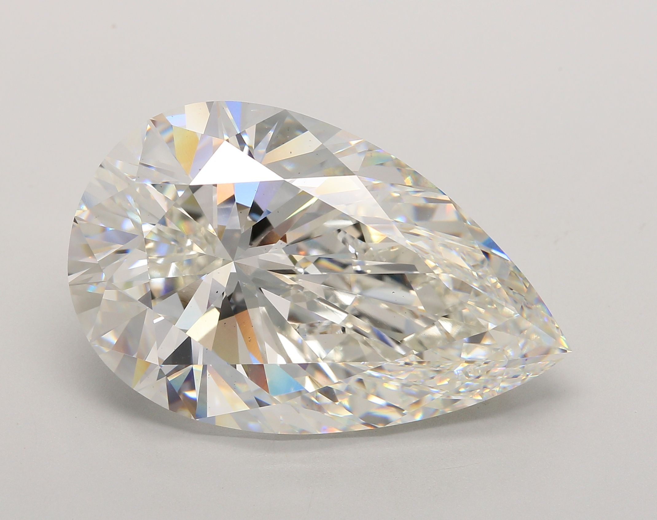 31.17 ct. pear Lab Grown Diamond front image