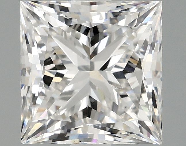2.10 ct. princess Lab Grown Diamond front image