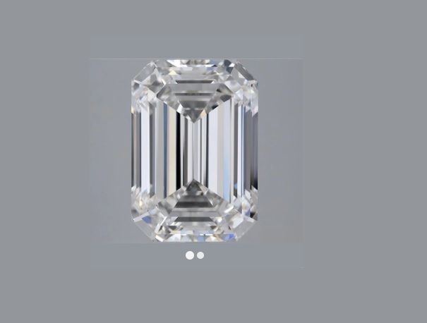 5.10 ct. emerald Lab Grown Diamond front image
