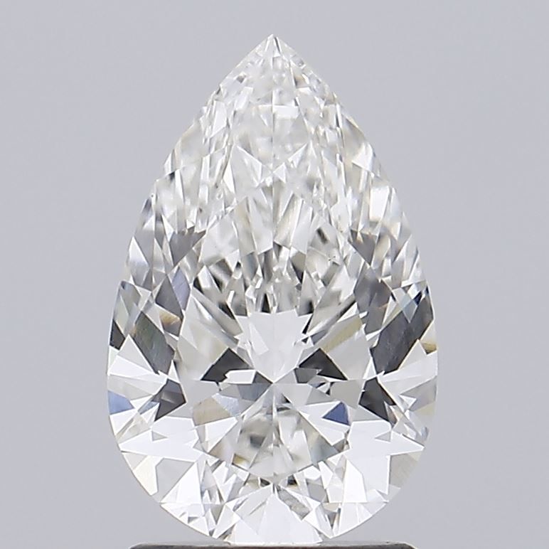 1.72 ct lab-grown Pear Diamond