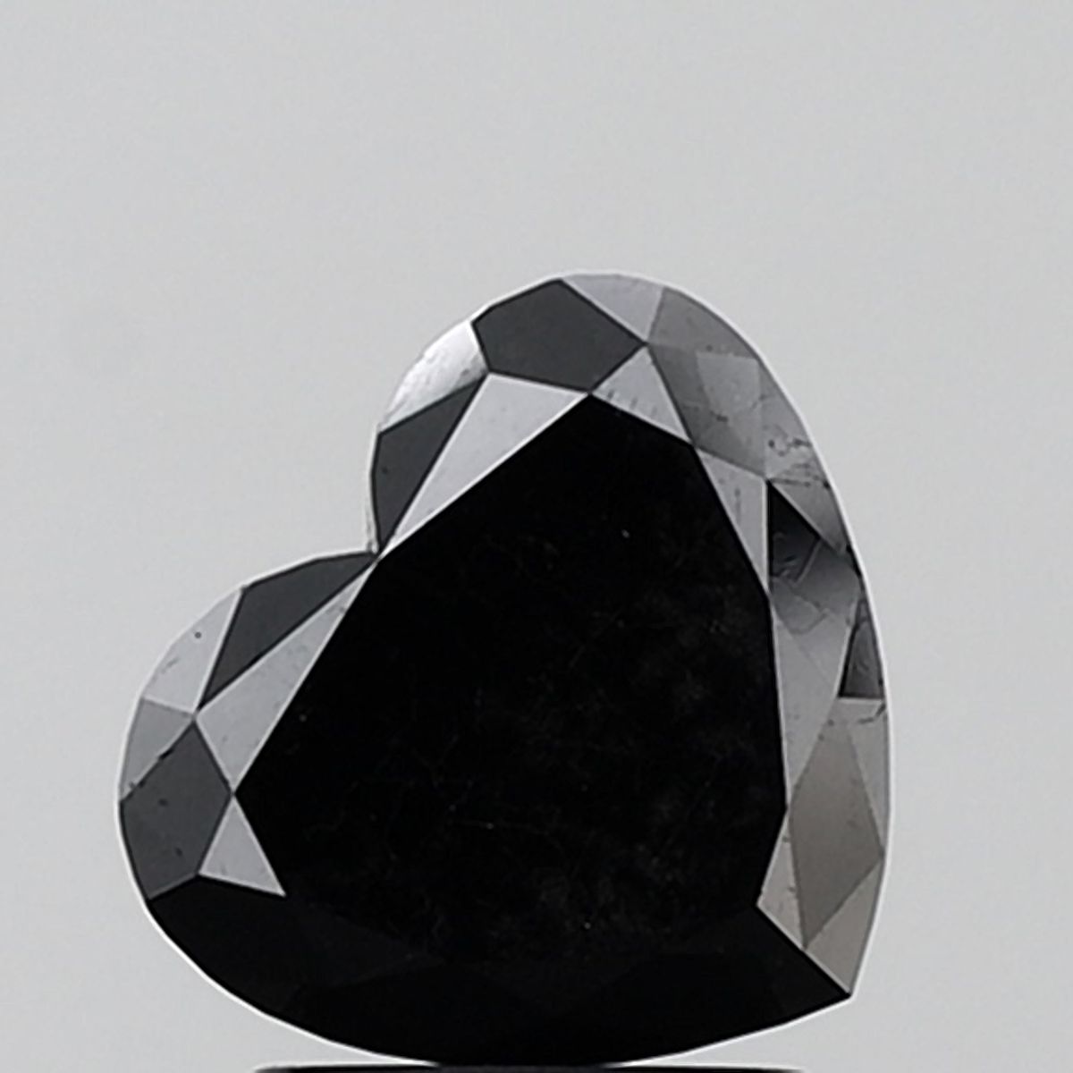2.24 Carat Heart Diamond Black VVS2