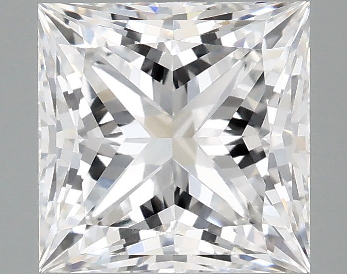 2.10 ct. princess Lab Grown Diamond front image