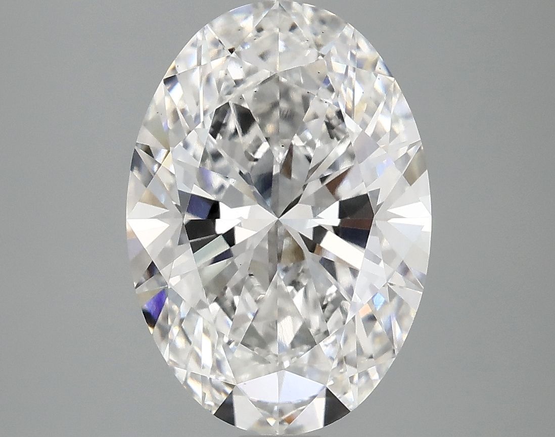 3.85 ct. oval Lab Grown Diamond front image