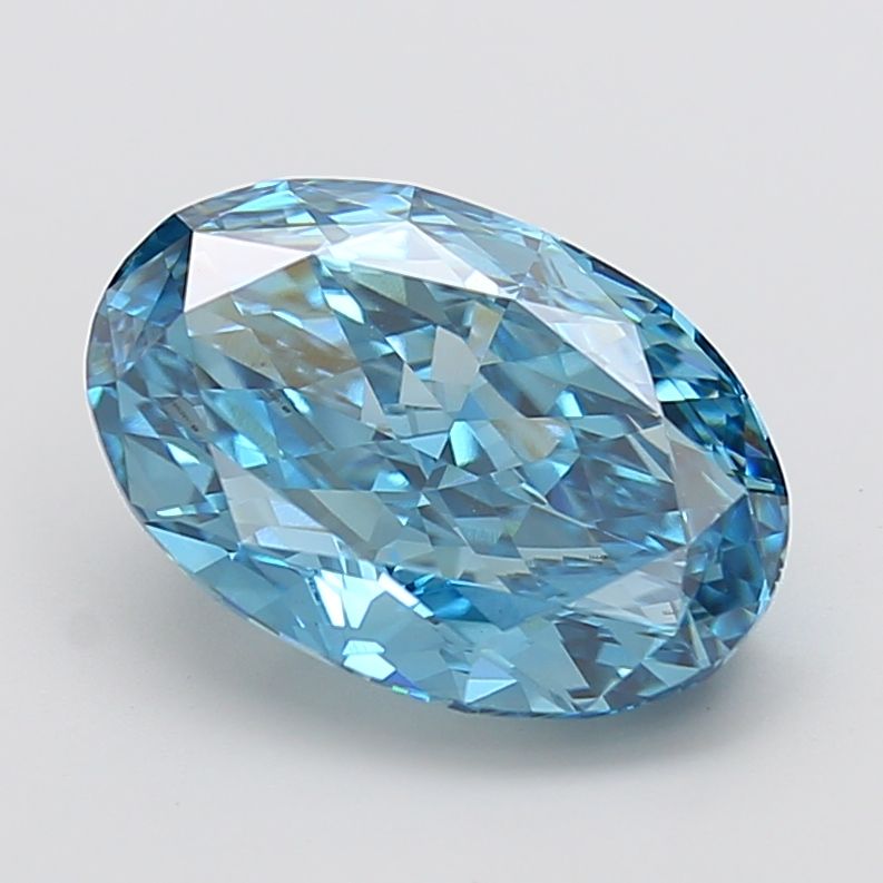 6.02 ct. oval Lab Grown Diamond front image