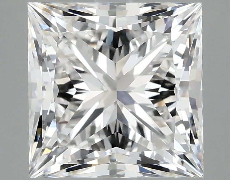 4.02 ct. princess Lab Grown Diamond front image