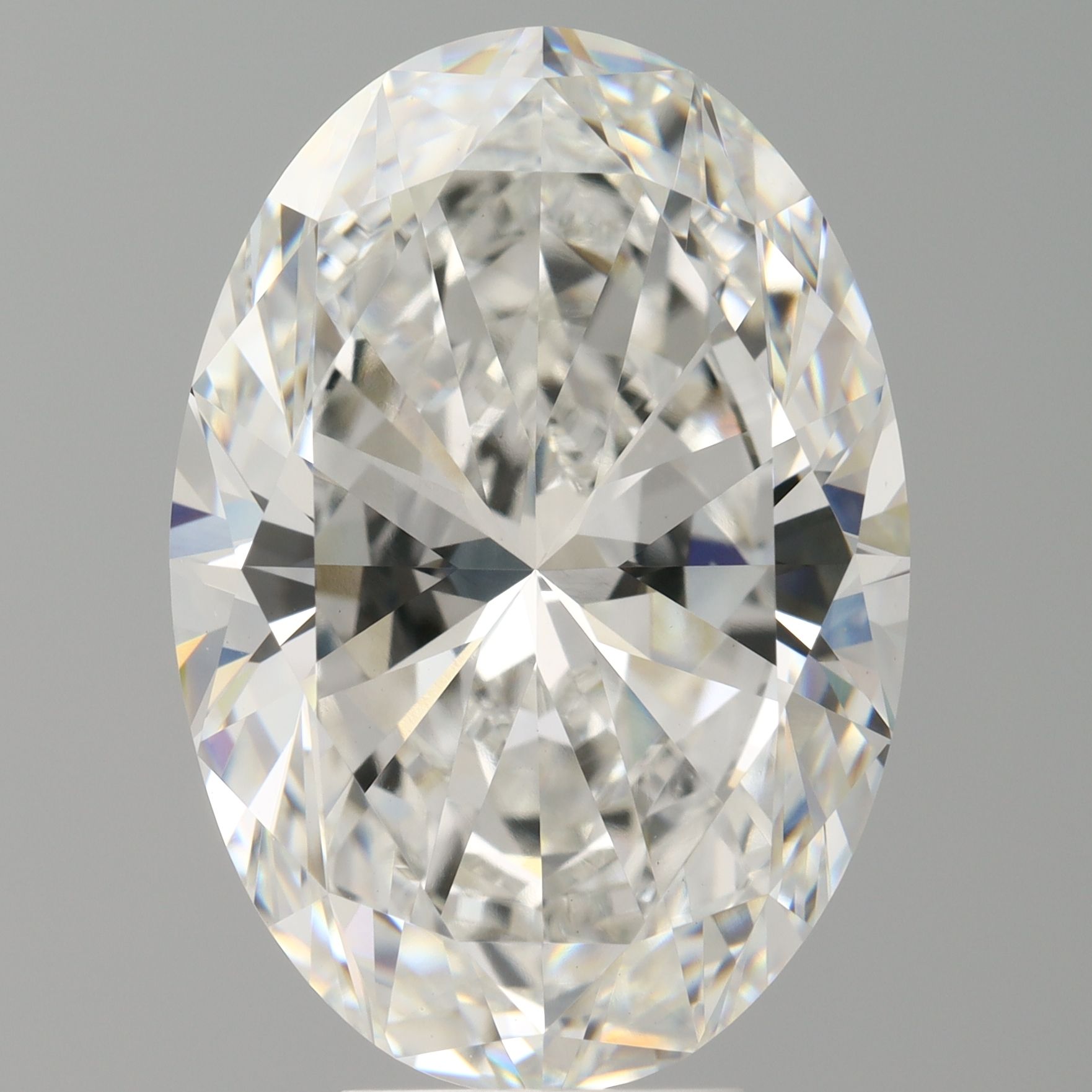 7.59 ct. oval Lab Grown Diamond front image