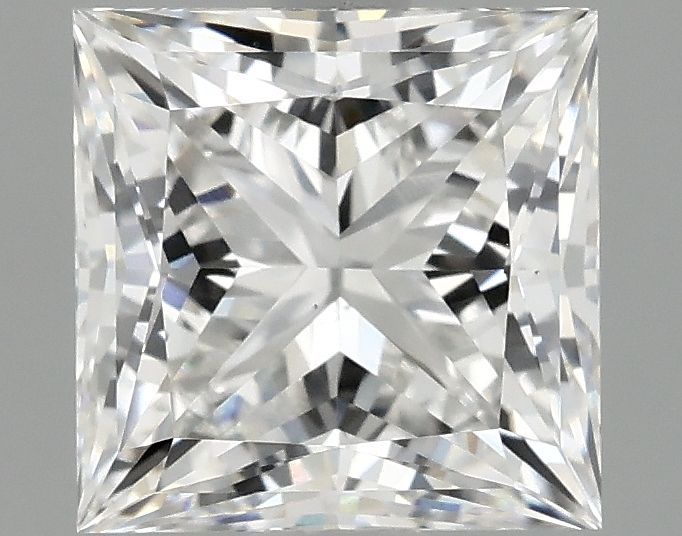 2.10 ct. princess Lab Grown Diamond front image