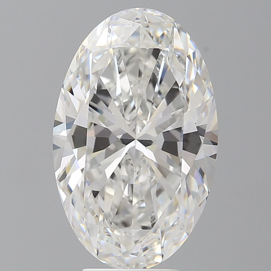 6.53 ct. oval Lab Grown Diamond front image