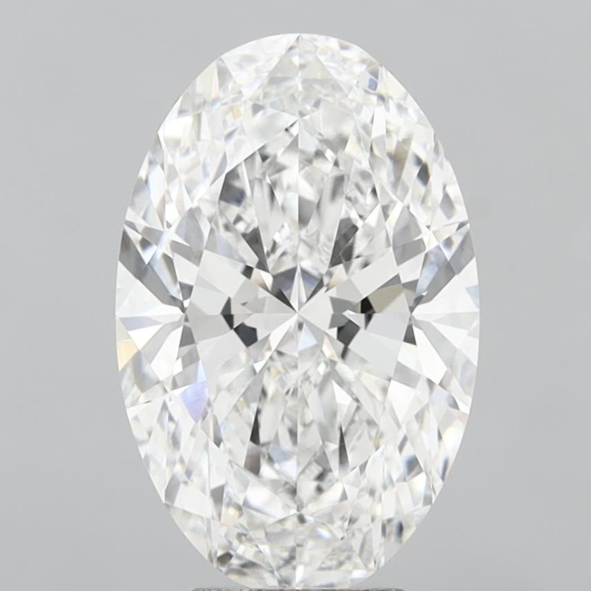 6.09 ct. oval Lab Grown Diamond front image
