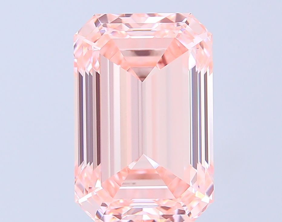6.01 ct. emerald Lab Grown Diamond front image