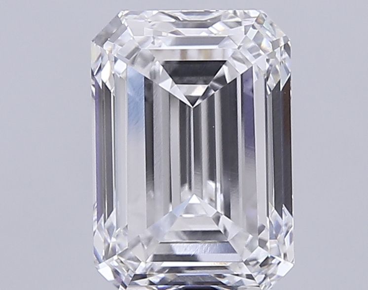 6.55 ct. emerald Lab Grown Diamond front image