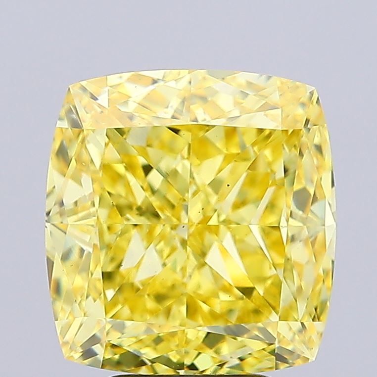 6.01 ct. cushion Lab Grown Diamond front image