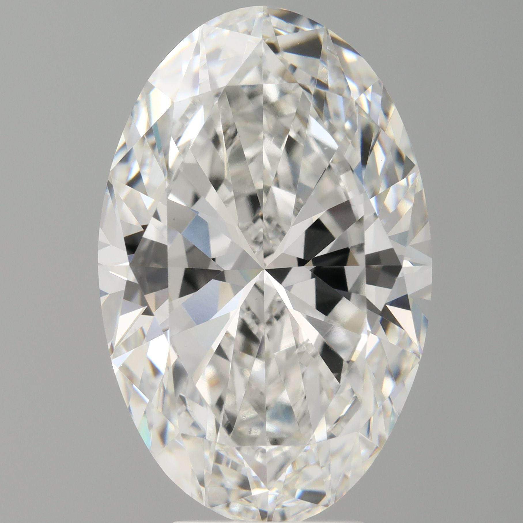 6.54 ct. oval Lab Grown Diamond front image