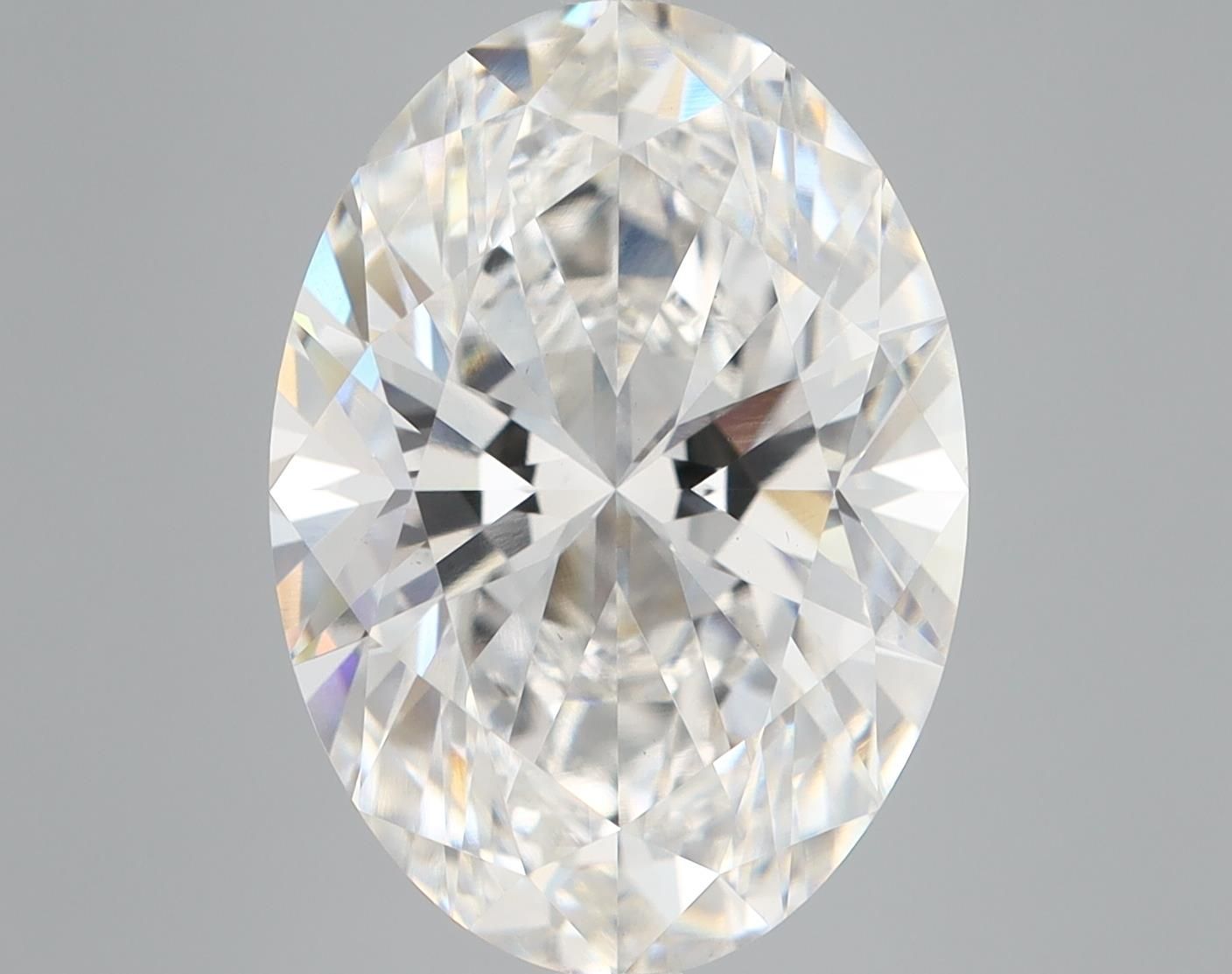 7.24 ct. oval Lab Grown Diamond front image