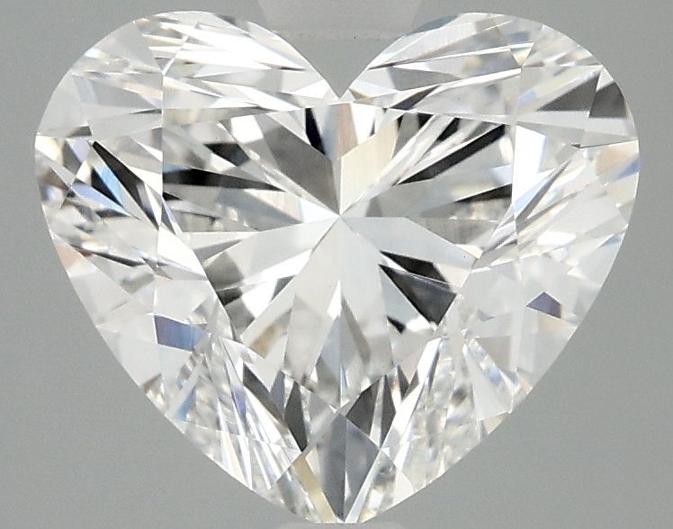 2.96 carat f VVS2 EX Cut IGI heart diamond