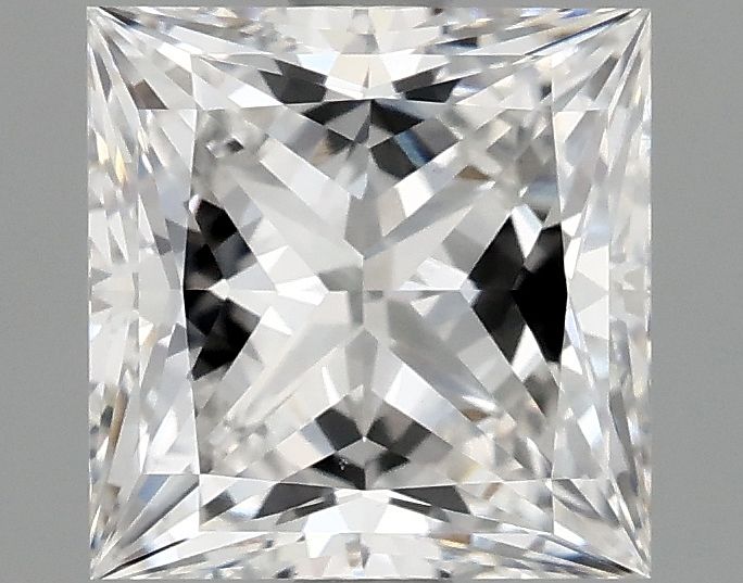 2.10 ct. princess Lab Grown Diamond front image
