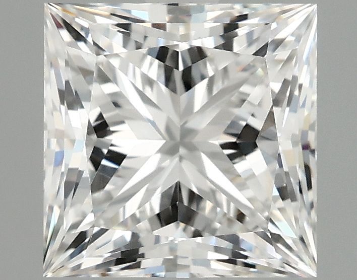 2.10 ct. princess Lab Grown Diamond front image