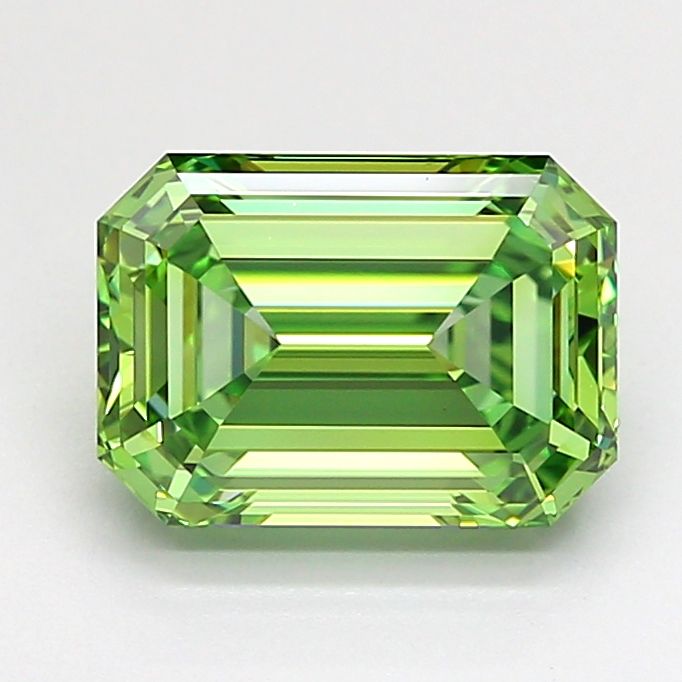 2.10 ct. emerald Lab Grown Diamond front image