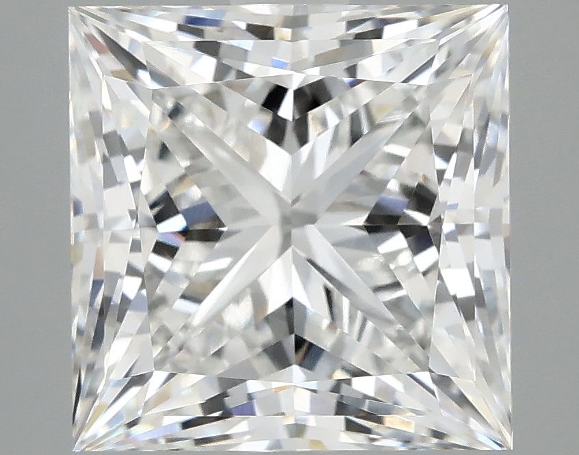 4.19 ct. princess Lab Grown Diamond front image