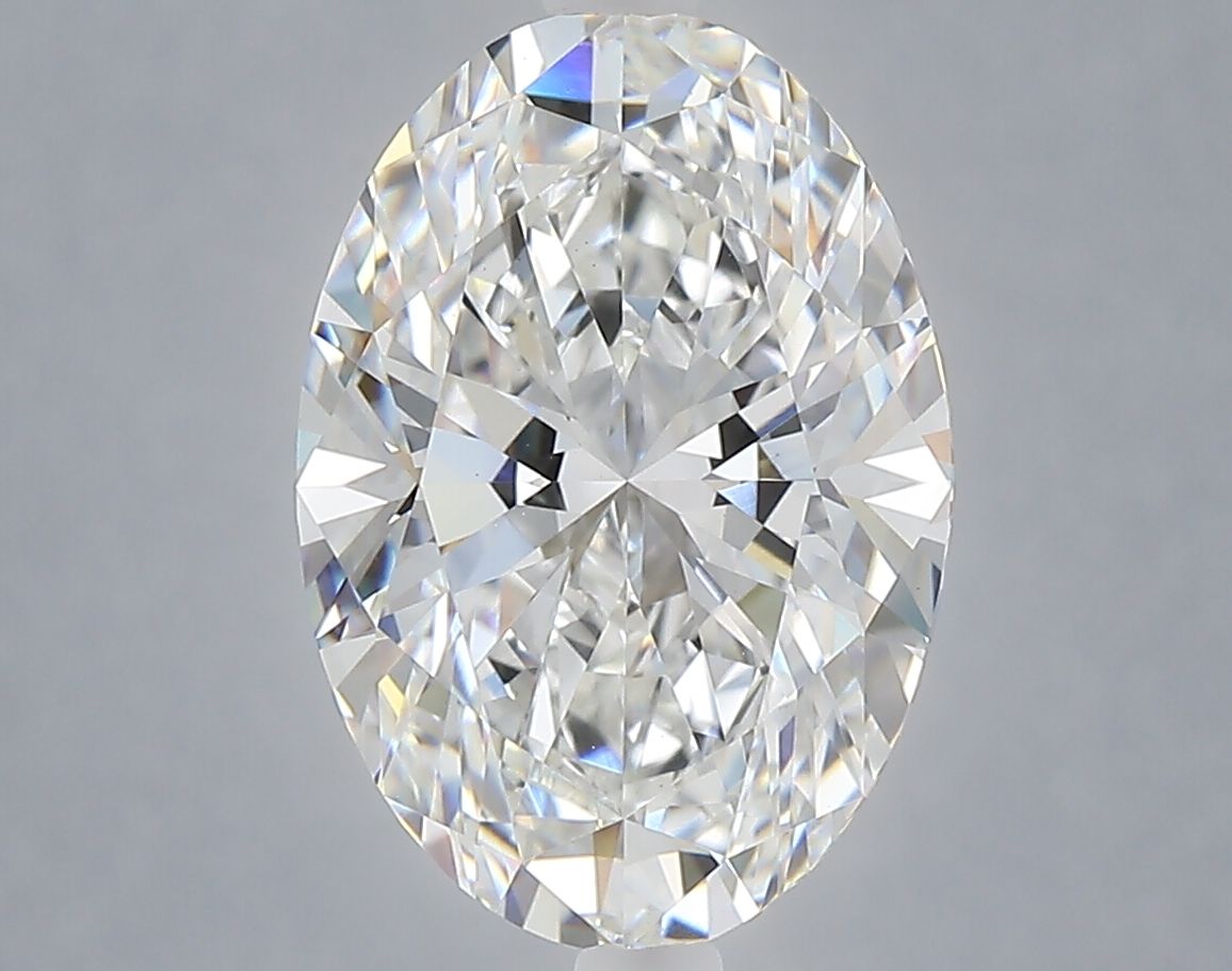 4.09 ct. oval Lab Grown Diamond front image