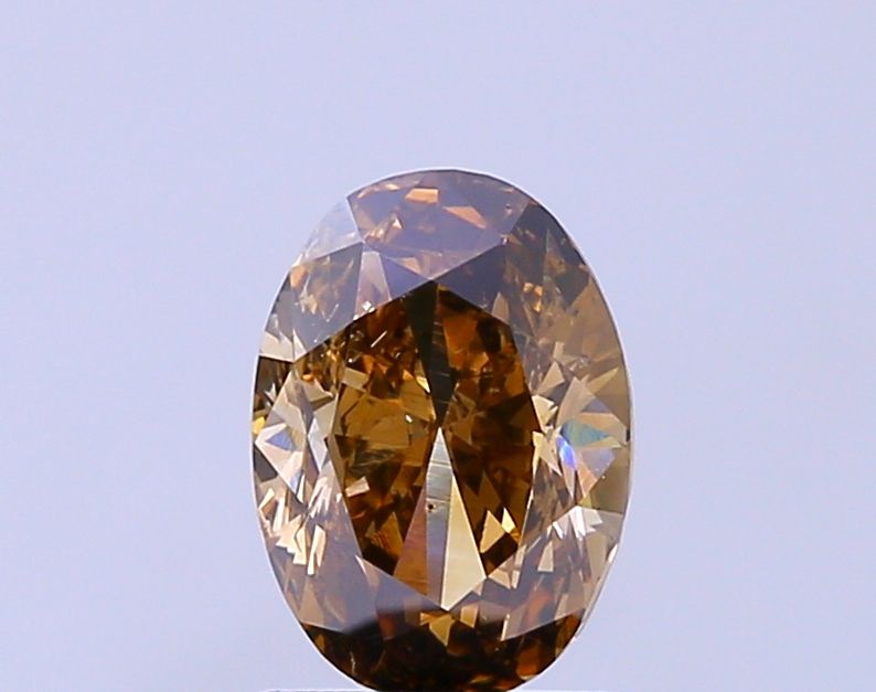 2 Carat Oval Diamond Fancy Brown SI1