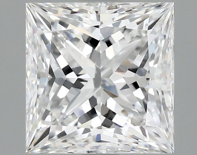 2.10 ct. princess Lab Grown Diamond front image