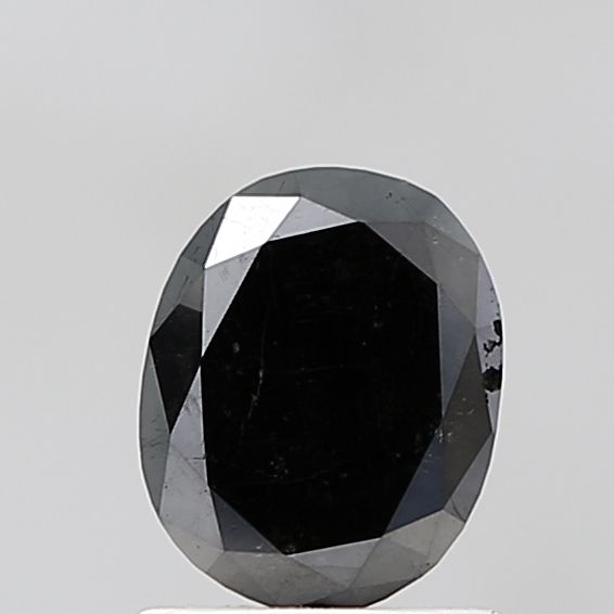 1.14 Carat Oval Diamond Black VS2
