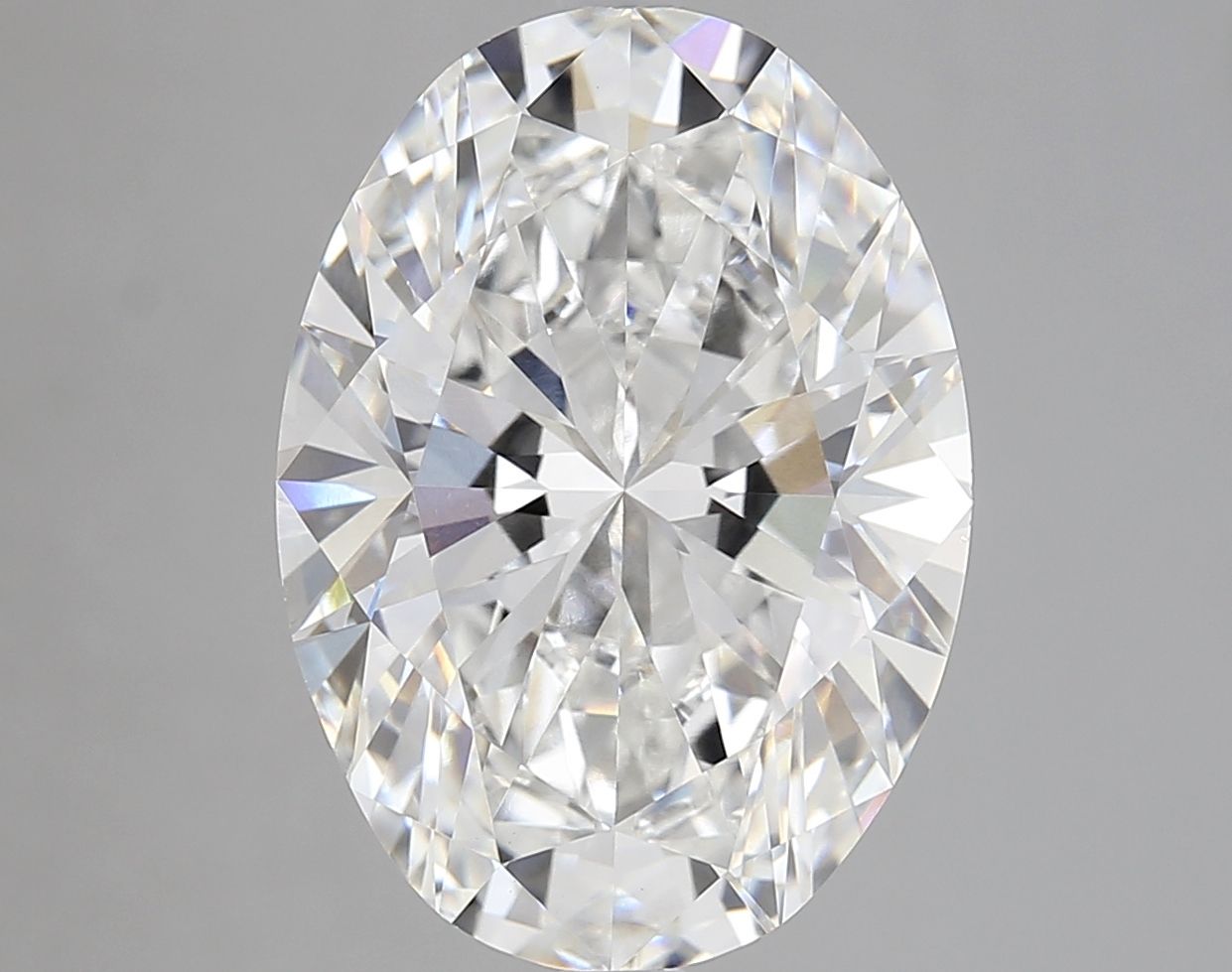 7.06 ct. oval Lab Grown Diamond front image