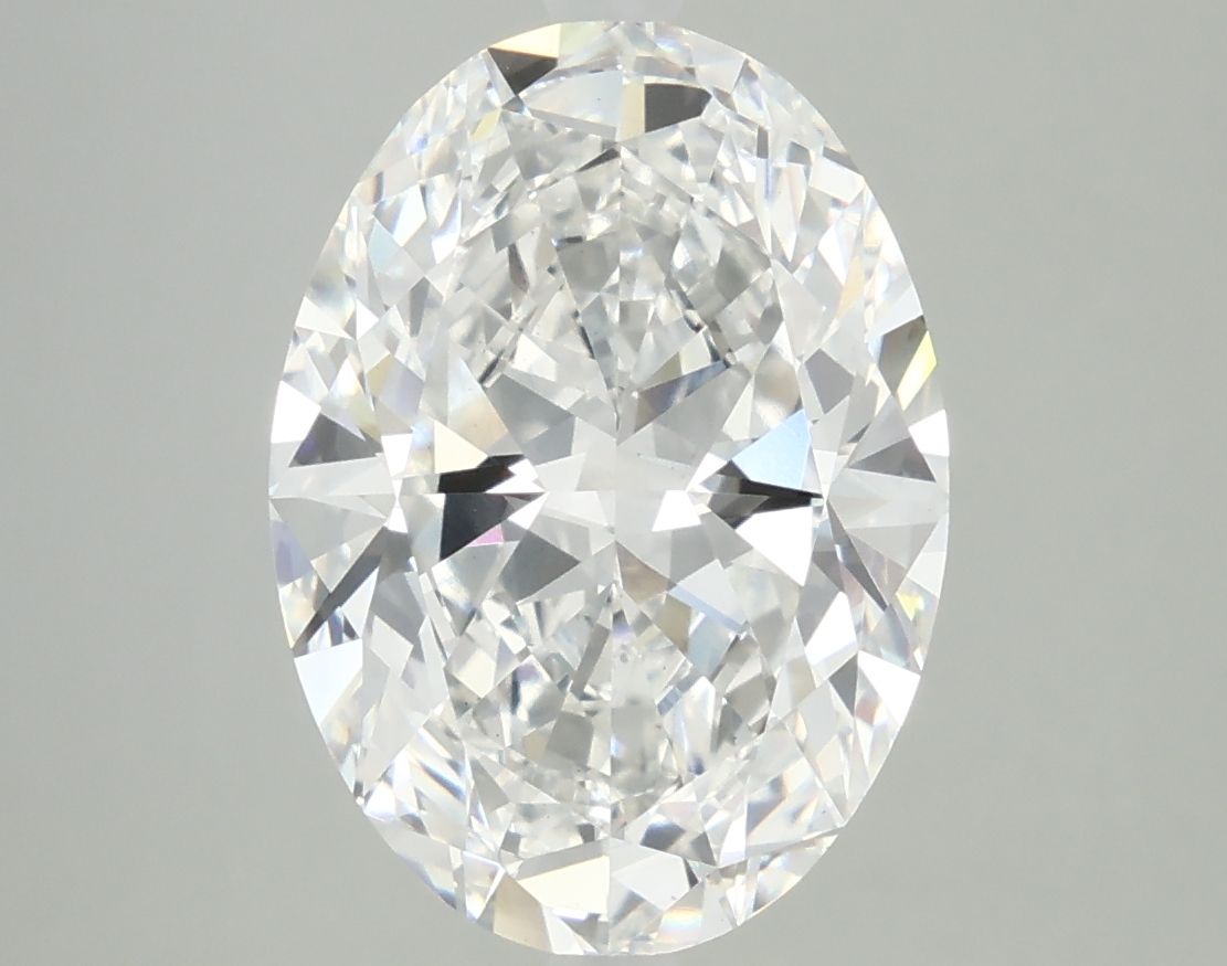 5.05 ct. oval Lab Grown Diamond front image