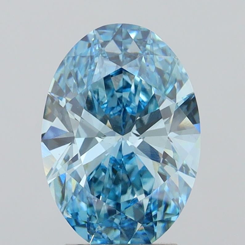 3.08 ct. oval Lab Grown Diamond front image