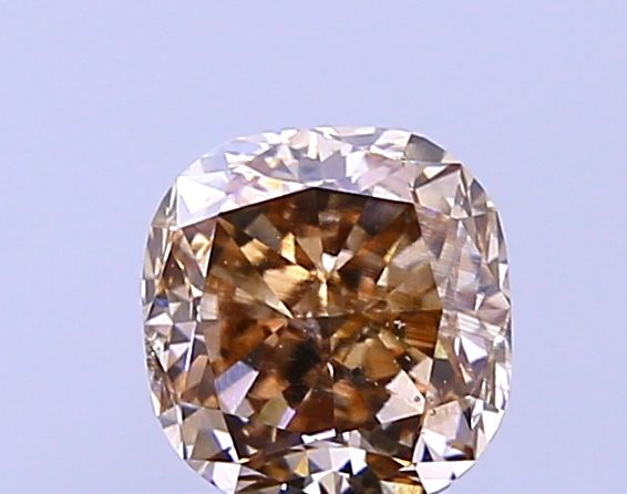 0.95 Carat Cushion brilliant Diamond Light Brown SI1