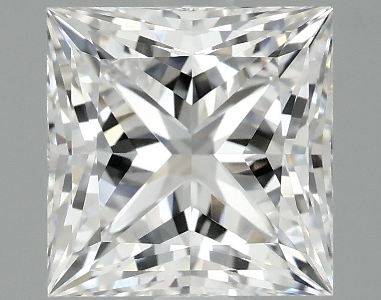 2.10 ct. princess Lab Grown Diamond front image