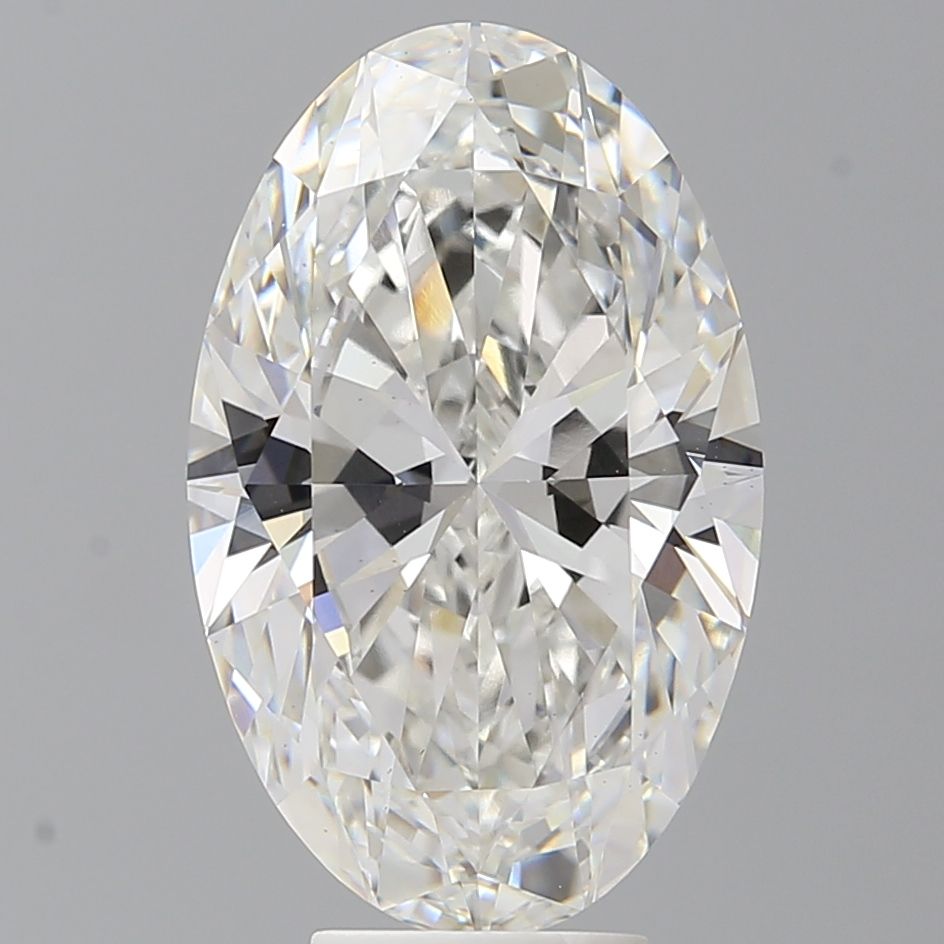 6.57 ct. oval Lab Grown Diamond front image