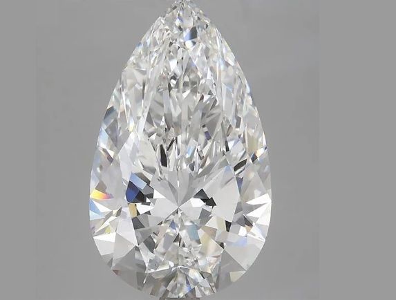 4.95 ct. pear Lab Grown Diamond front image