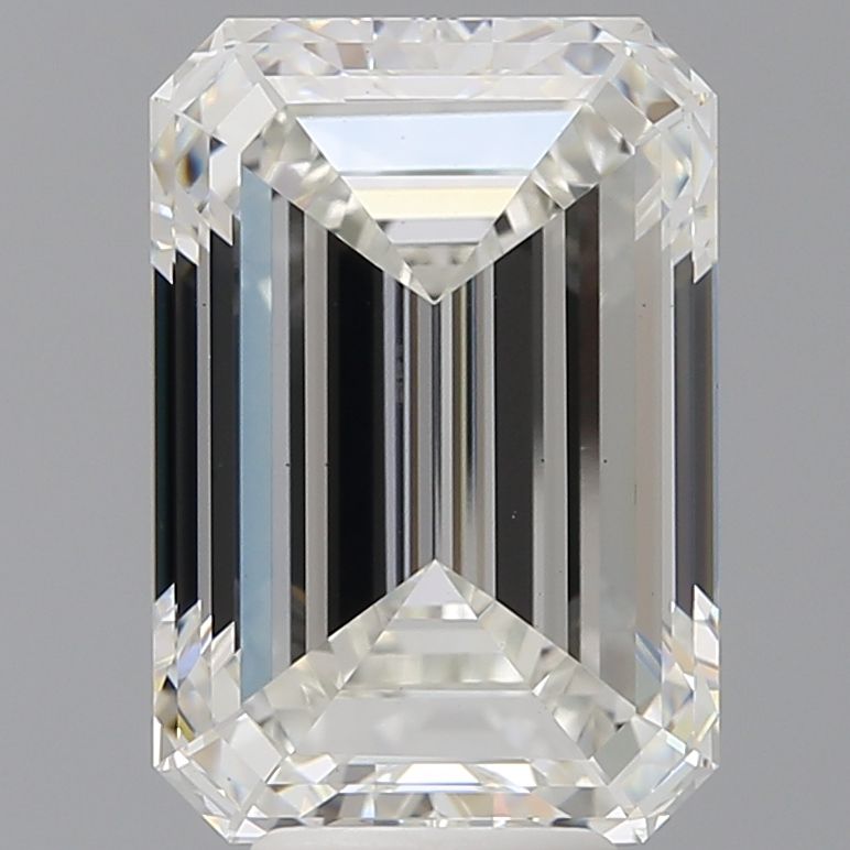 7.01 ct. emerald Lab Grown Diamond front image