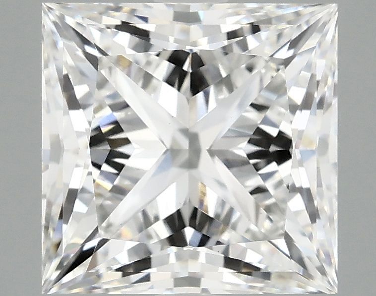 4.20 ct. princess Lab Grown Diamond front image
