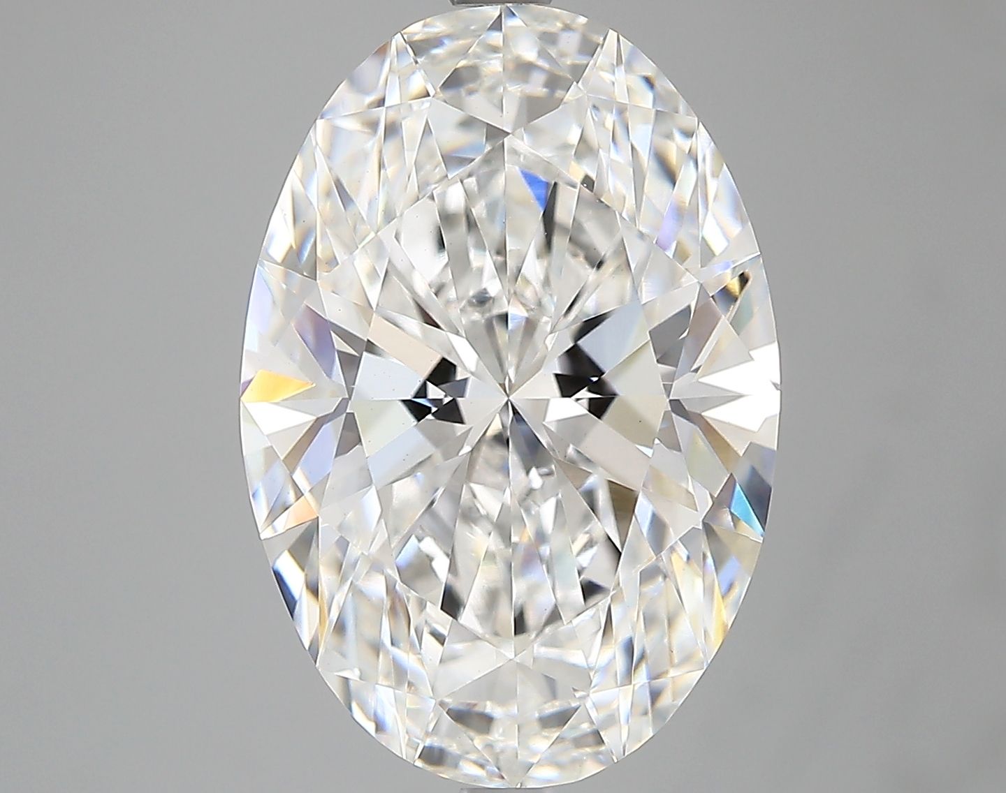 6.07 ct. oval Lab Grown Diamond front image
