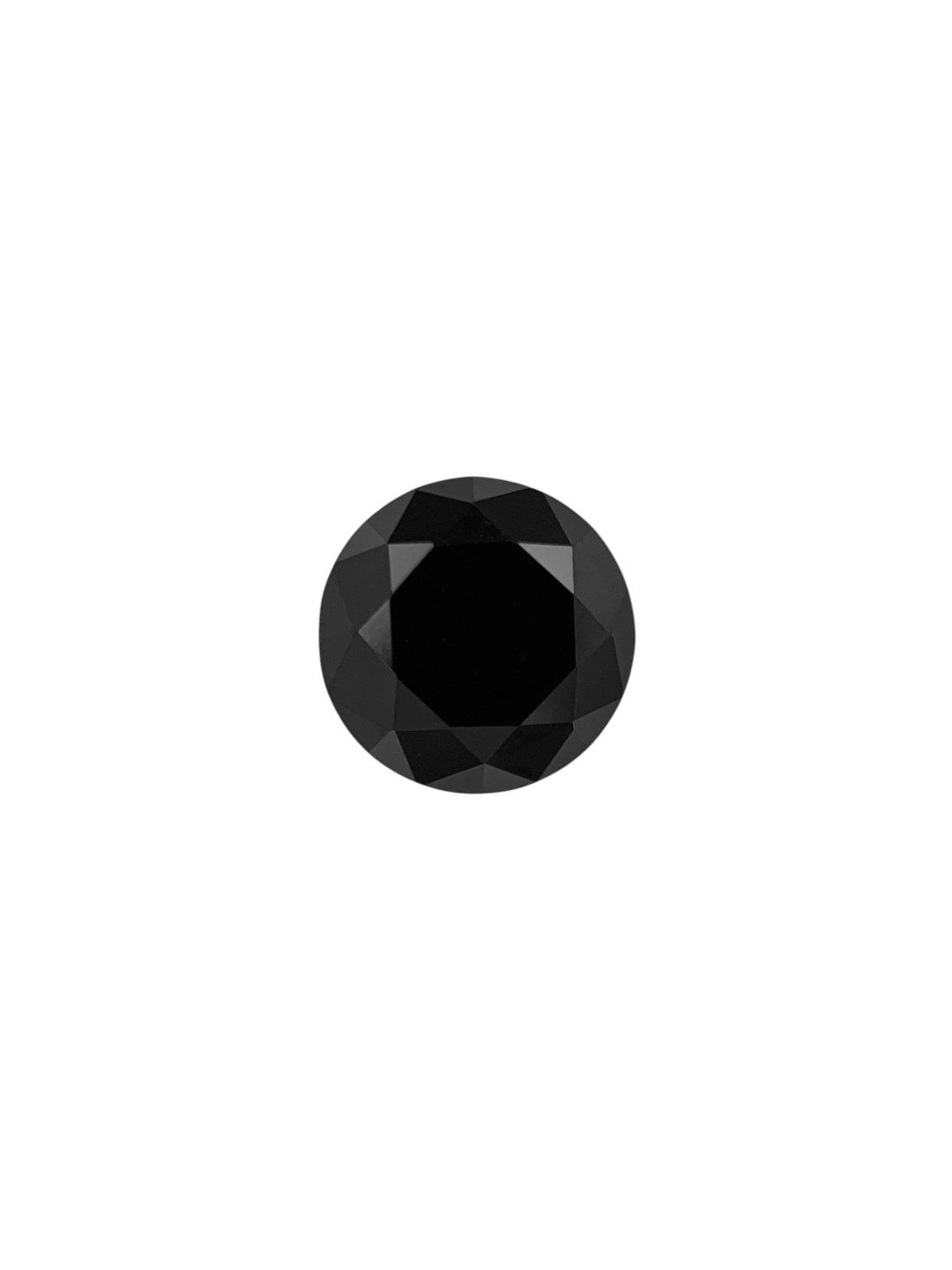 0.4 Carat Round Diamond Fancy Black VVS2