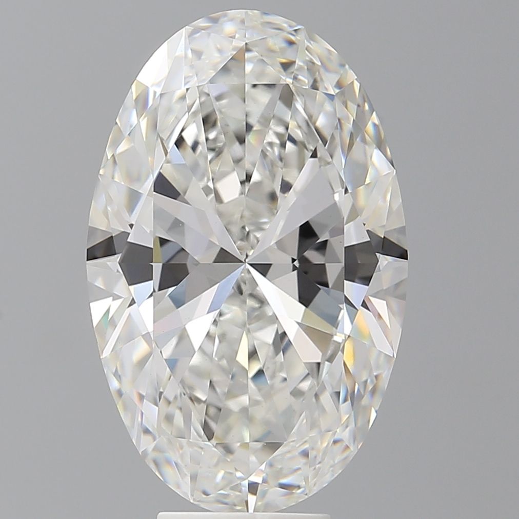 7.58 ct. oval Lab Grown Diamond front image