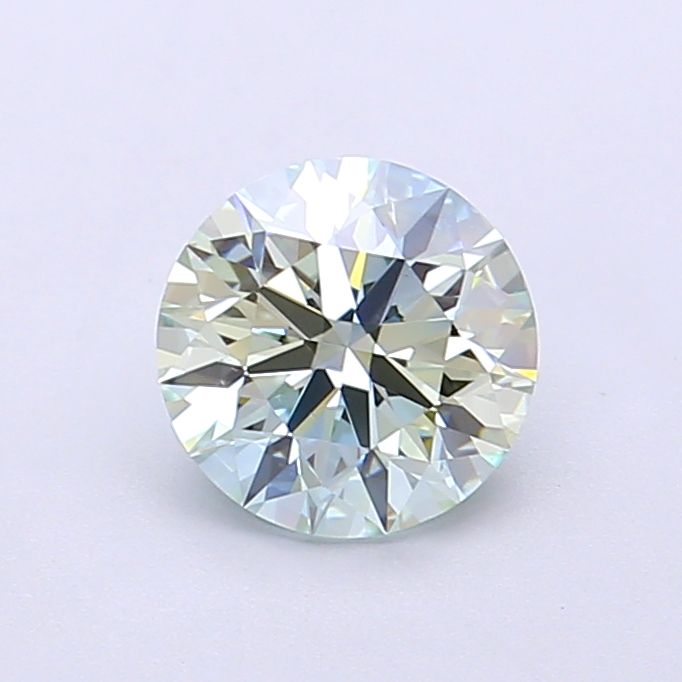 1.09 carat fancy green VS1 ID Cut IGI round diamond