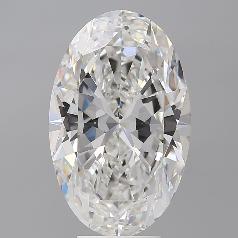 6.10 ct. oval Lab Grown Diamond front image