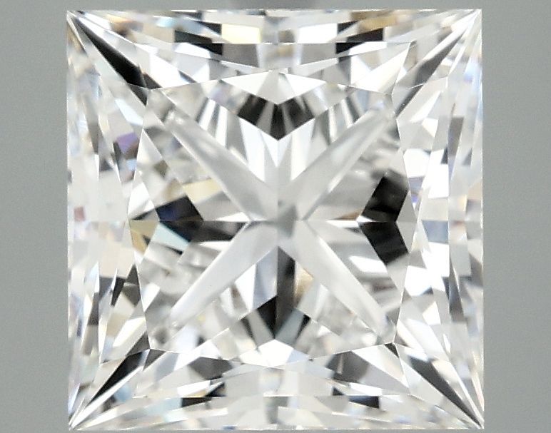 4.19 ct. princess Lab Grown Diamond front image
