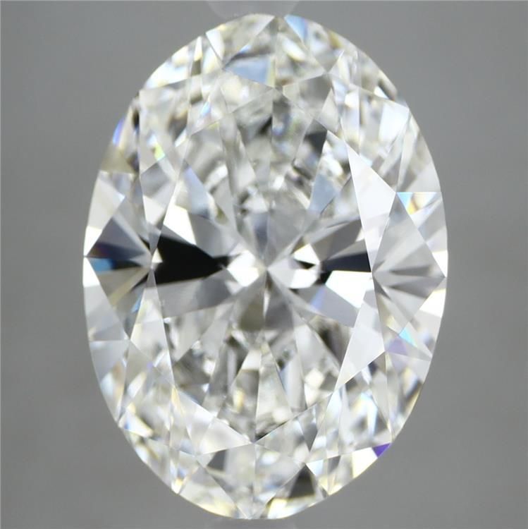 6.06 ct. oval Lab Grown Diamond front image