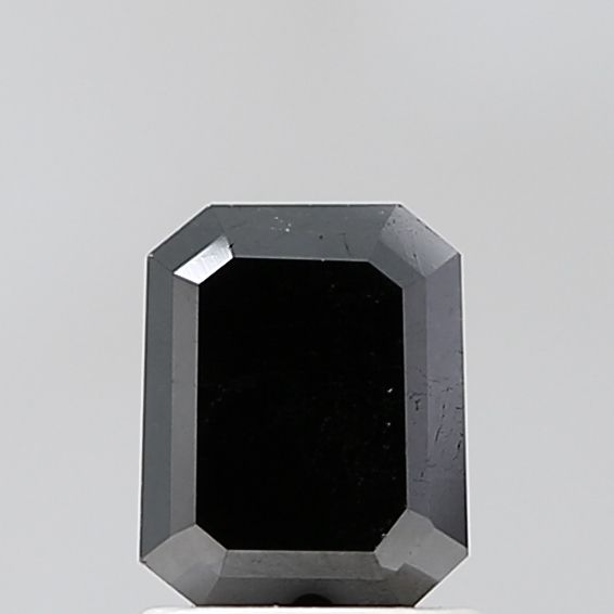 1.13 Carat Emerald Diamond Black VVS2