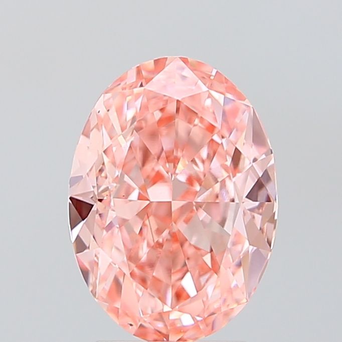 3.01 ct. oval Lab Grown Diamond front image