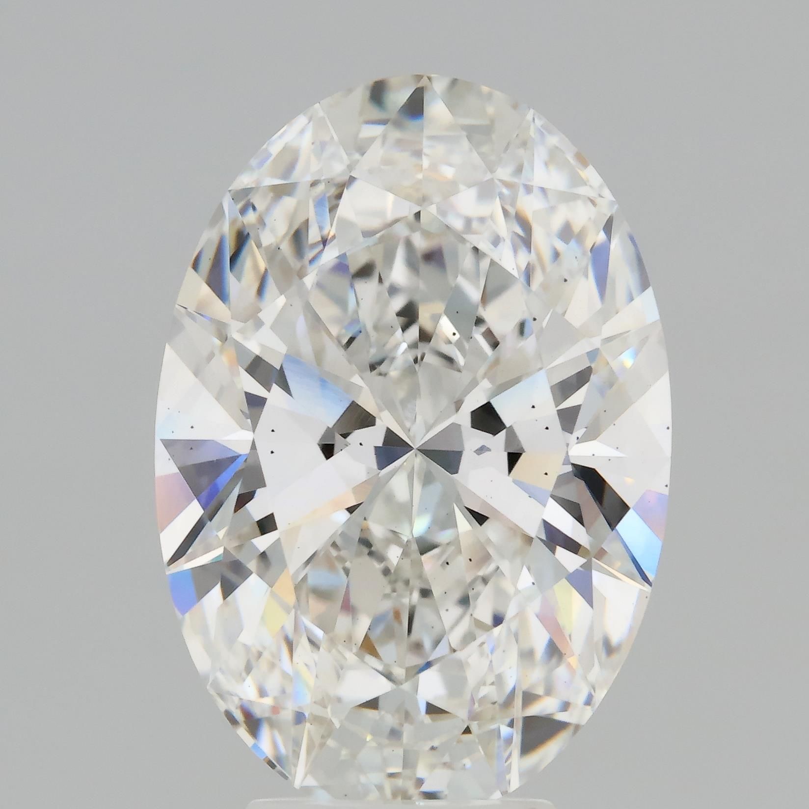 5.09 ct. oval Lab Grown Diamond front image