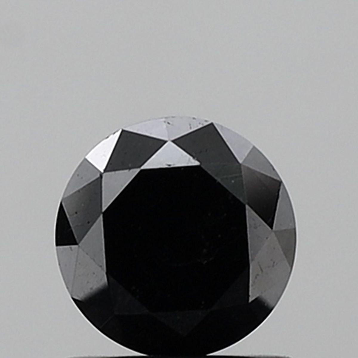 1.24 Carat Round Diamond Black VVS2