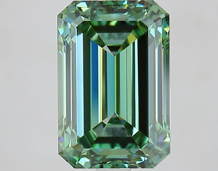 3.70 ct. emerald Lab Grown Diamond front image