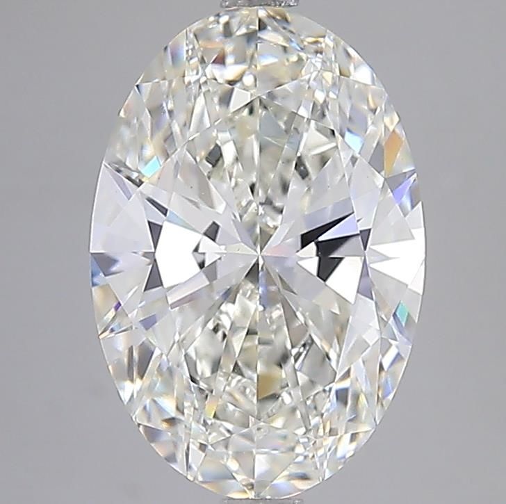 5.02 ct. oval Lab Grown Diamond front image